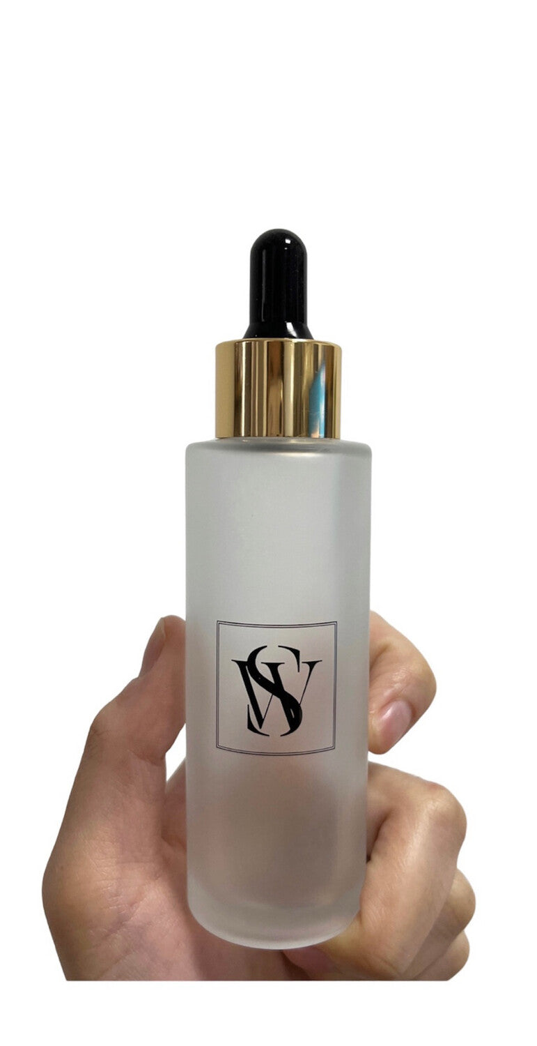 Post Cleanse Frosted 60ml Glass Water Bottle